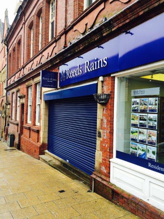 Commercial shopfront roller shutter